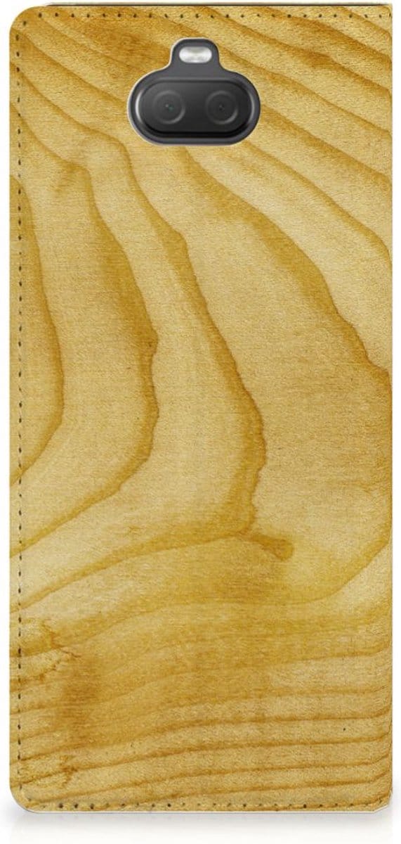 Sony Xperia 10 Plus Book Wallet Case Licht Hout