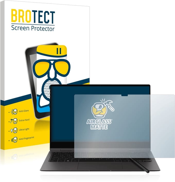 BROTECT - Screenprotector voor Samsung Galaxy Book2 Pro 360 13.3" - Folie Beschermfolie Beschermglas matte