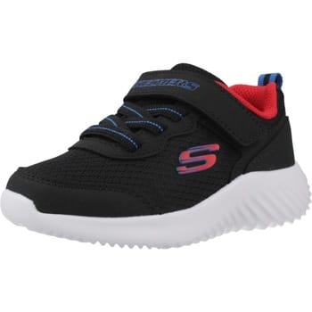 Skechers Bounder kinder sneakers zwart rood