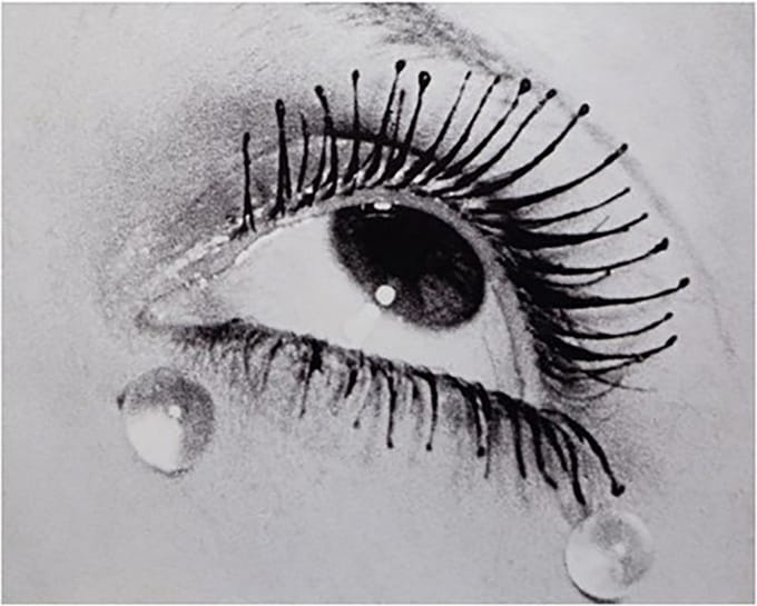 Kunstdruk Man Ray - Glass Tears 60x50cm