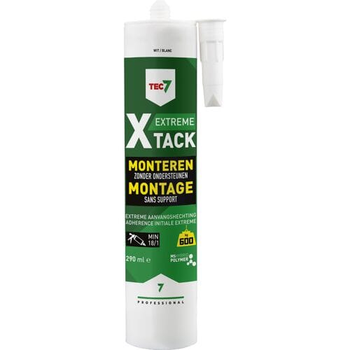 TEC7 X-Tack Montagekit - Wit - Patroon - 290ml