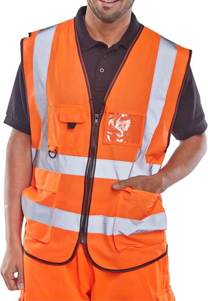 Beeswift Executive Vest - Oranje - Maat S