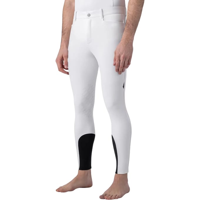 Wedstrijdbroek met mid grip logo Equiline