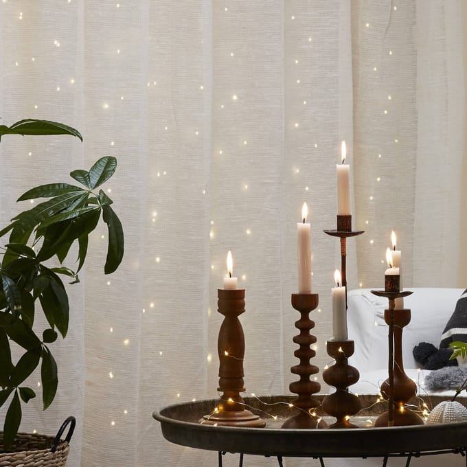 STAR TRADING LED lichtgordijn Dew Drop, hoogte 100 cm