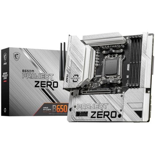 MSI B650M Project Zero moederbord AMD B650 socket AM5 micro ATX
