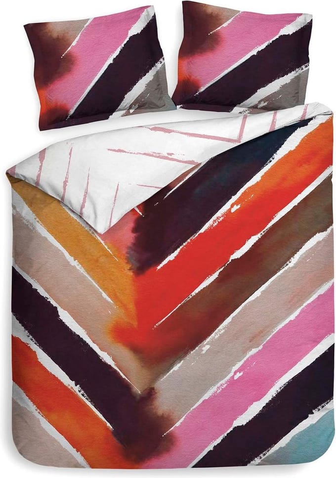 Heckett Lane Dekbedovertrek Katoen Satijn Ruth - multi 200x200/220cm