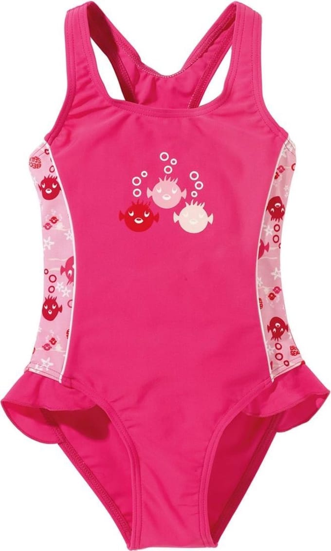 BECO-SEALIFE® badpak - SPF 50+ - roze - maat 80