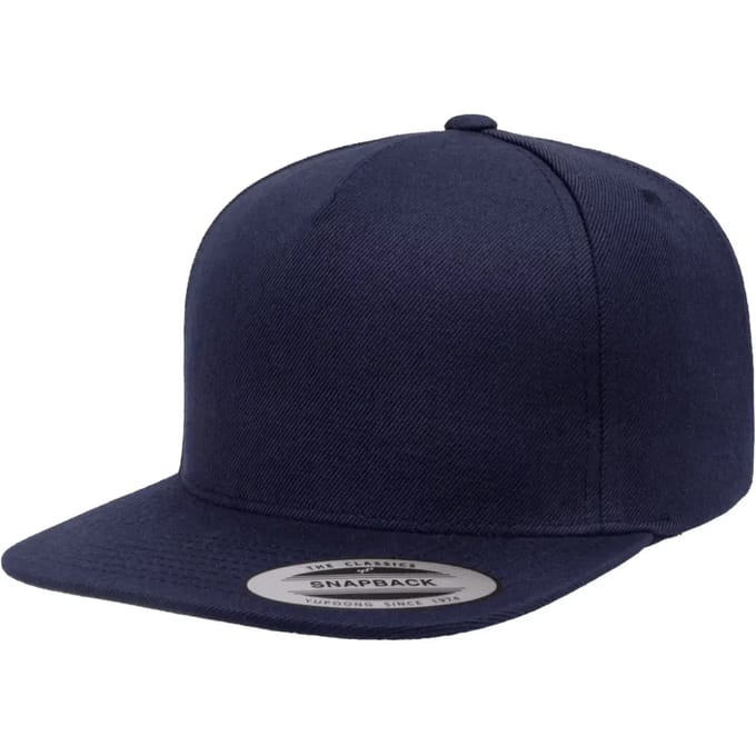 Flexfit - Premium 5Panel Snapback Pet - Donkerblauw