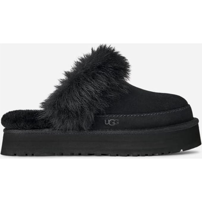 Pantoffels UGG Chaussons Disquette Chalet daim de haute qualité
