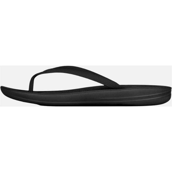 FitFlop Iqushion Ergonomic Flip-Flops TPU Dames Slippers - Zwart