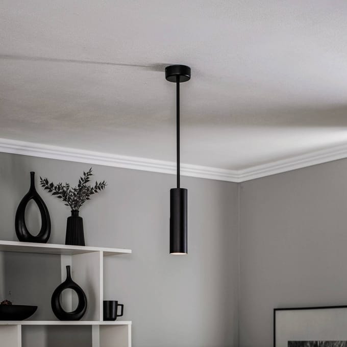 Nowodvorski Lighting Plafondspot Eye Super, hoogte 58 cm, zwart