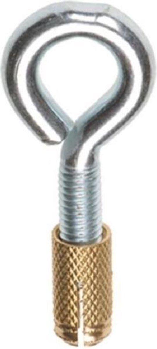 10 stuks spreidplug (m6 x 16mm) met schroefoog (m6 x 20mm)