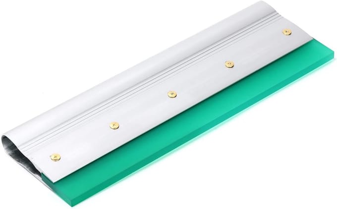 Inktwisser Zeefdruk Schraper 35 cm Aluminium Handvat Platte Motieven
