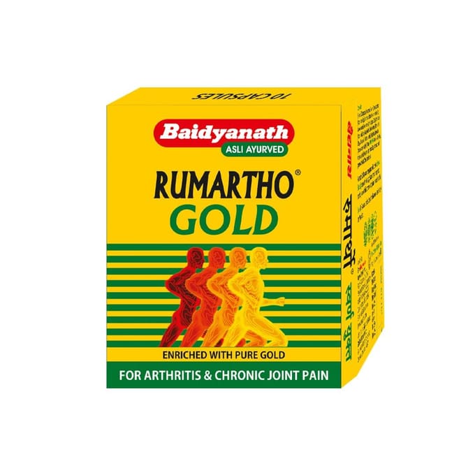 Baidyanath Rumartho Gold Ayurvedisch 10 Capsules X Pak van 2 Natuurlijk Gewrichtsondersteunend Supplement