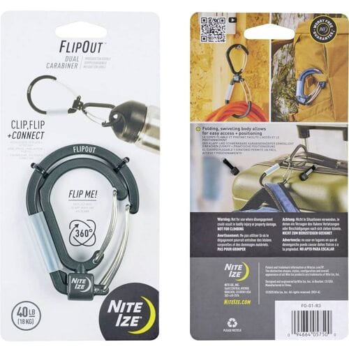 NITE Ize NI-FO-01-R3 Karabijn 94.5, 166 mm, mm x 68.3 mm x 166 mm 1 stuk(s)