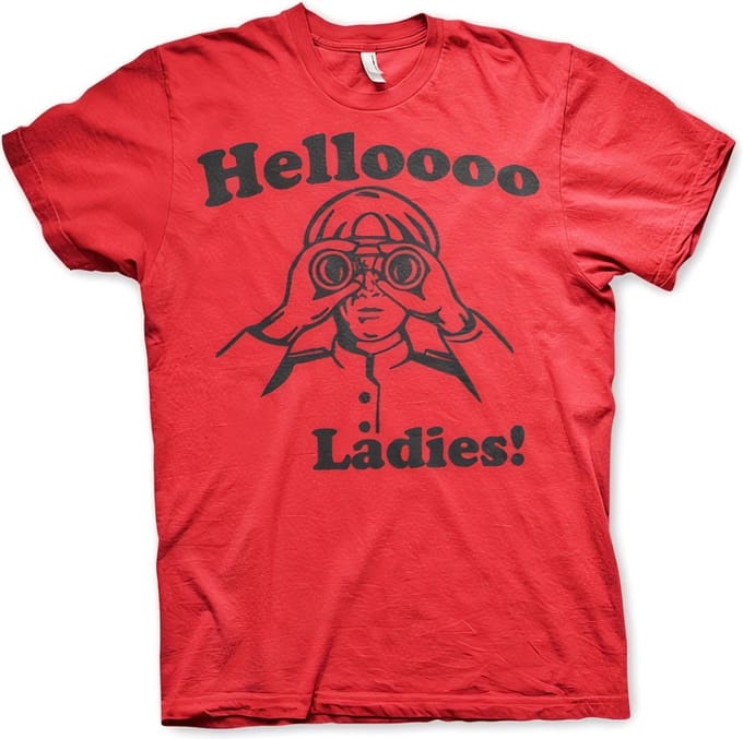 Hybris Hallo dames! T-shirt rood