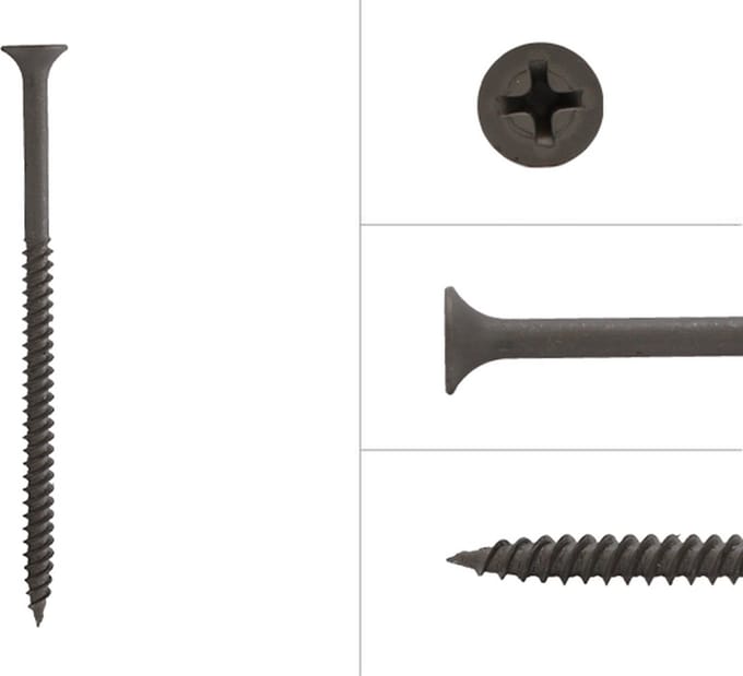 Wovar Gipsplaatschroeven Gefosfateerd Staal Fijn Draad 4.2 x 75 mm | 500 stuks