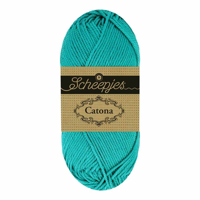 Scheepjes Catona 50 gram - 91 bright teal - Katoen Garen