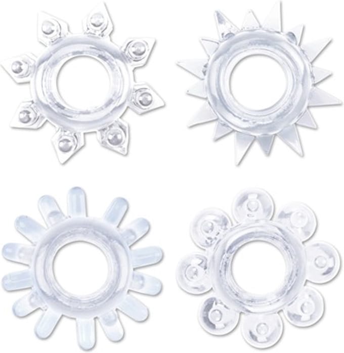 Get Lock - Cockringen Set - Transparant