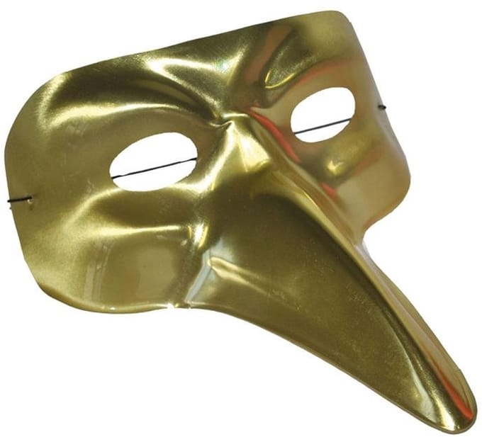 Masker Venetie goud - carnaval - venetiaans