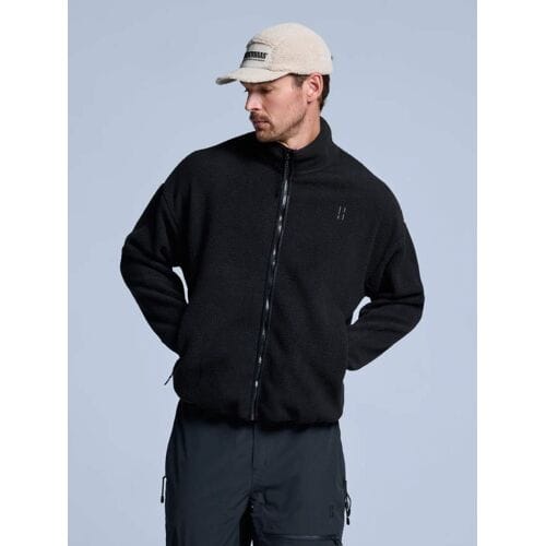 Poederbaas Sherpa Jacket Heren - Four Seasons Zwart - Maat S