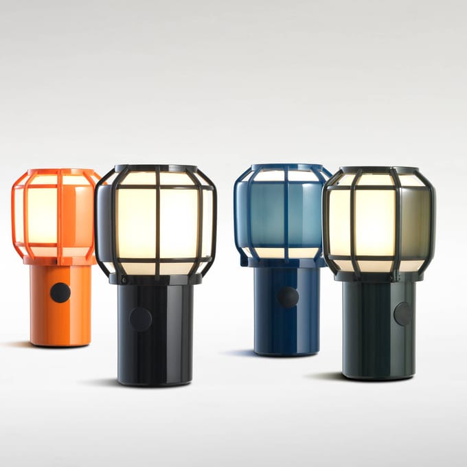 MARSET Chispa LED accu-terraslamp IP44 blauw
