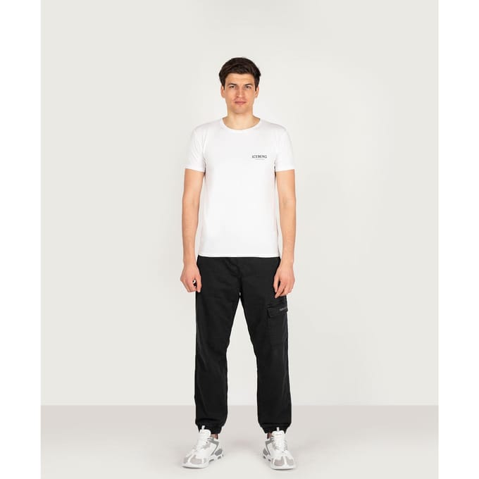 Iceberg T-shirt C-neck Mannen Wit