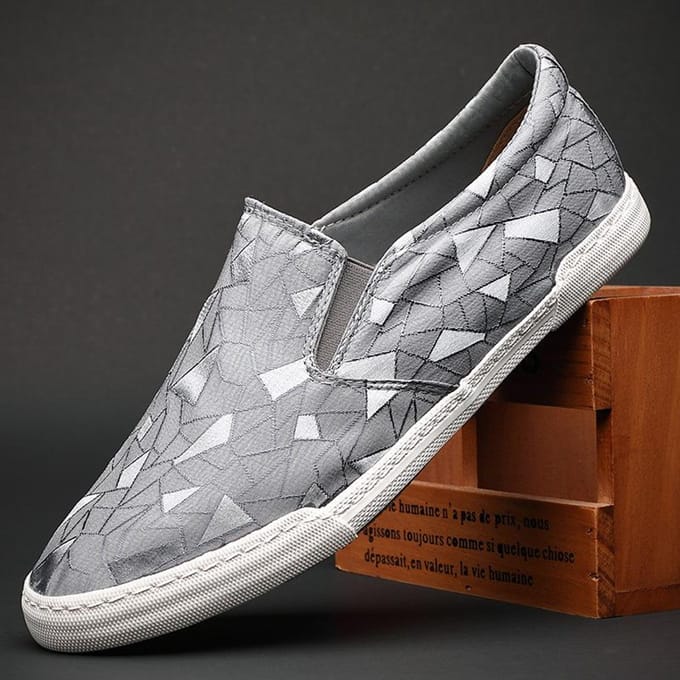 Nouvelles Chaussures en Toile pour Homme Baoda 21116 44 gris