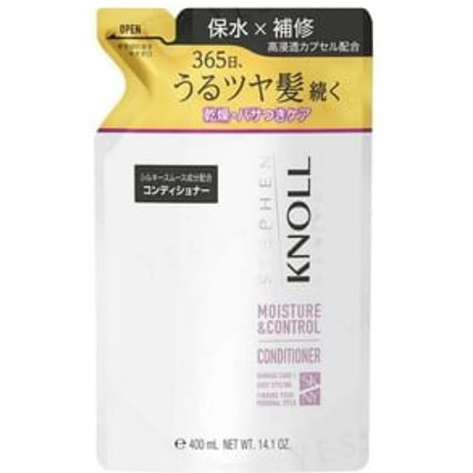 Kose - Stephen Knoll Moisture & Control Conditioner W Refill 400ml