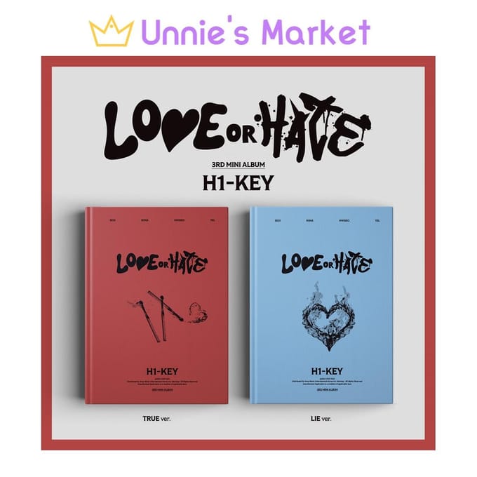 H1-KEY LOVE or HATE 3e Mini Album Lie ver.