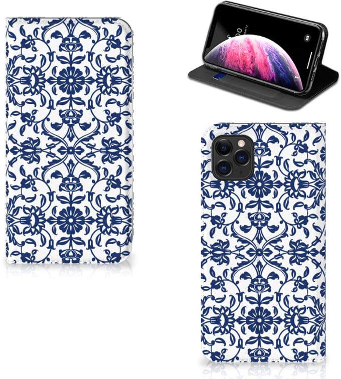 Apple iPhone 11 Pro Max Smart Cover Flower Blue