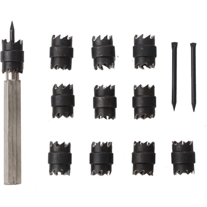 Puntlassen Cutter Set 13 Stuks 3/8    Roterende Puntlassen Cutter Remover Boren Tool voor Boormachine 13Pcs