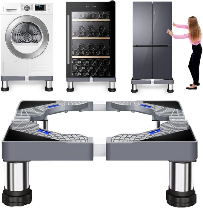 ApexArte® Wasmachine Verhoger - Ombouw - Kast - Grijs