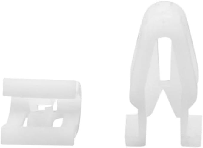 Plastic Klinknagels - Paneel Clips - Auto Interieur - 7 mm Gat - 10 Stuks - Wit