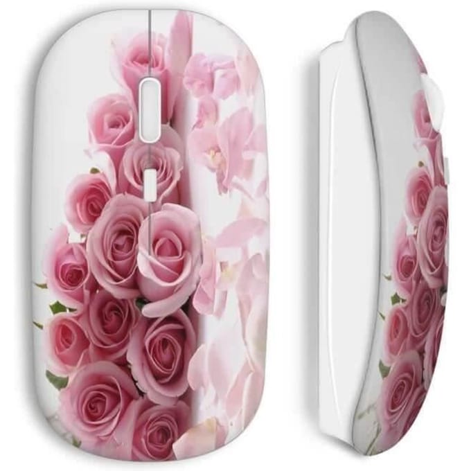 Souris sans Fil Roses