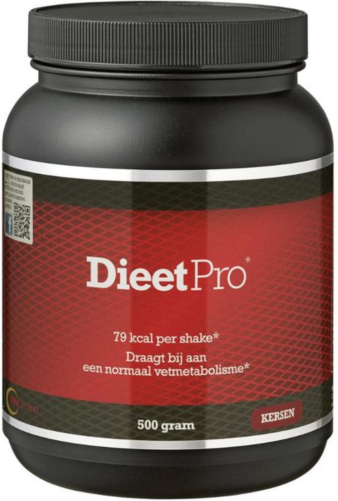 Nutri Dynamics Dieet Pro Eiwitshake Kersen - 500 gram