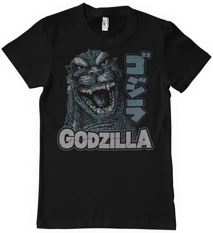 Godzilla Roar T-shirt Zwart