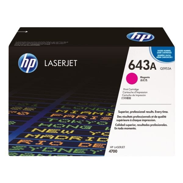 HP Q5953A nr. 643A toner cartridge magenta (origineel)