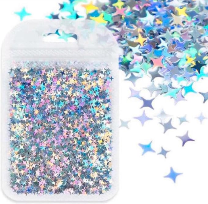 2 Stuks Starry Hars Kristal Ambachten handgemaakte