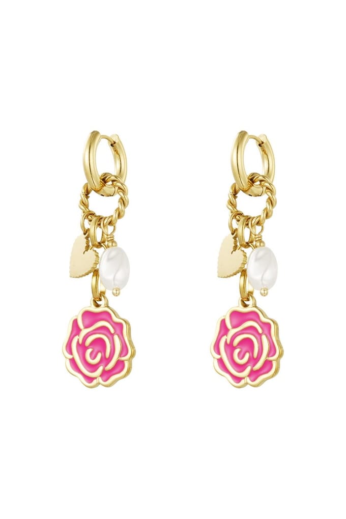 Oorbellen forever rose