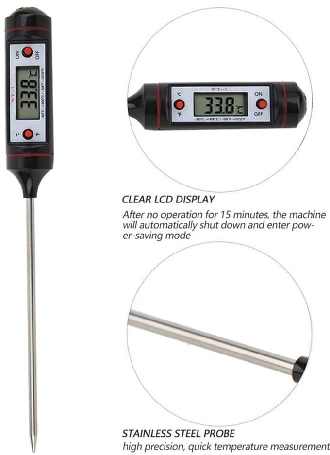 Digital Thermometer Probe - Elektronische Keuken BBQ Voedsel Vlees Temperatuur