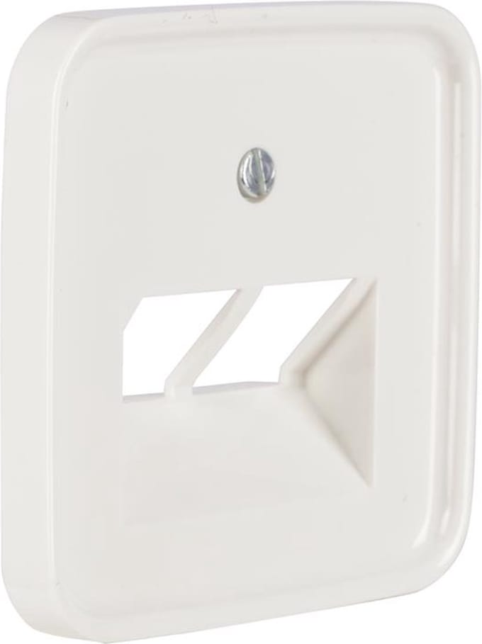 Busch-Jaeger Refl centraalplaat polar wit tel/data 2x8pl
