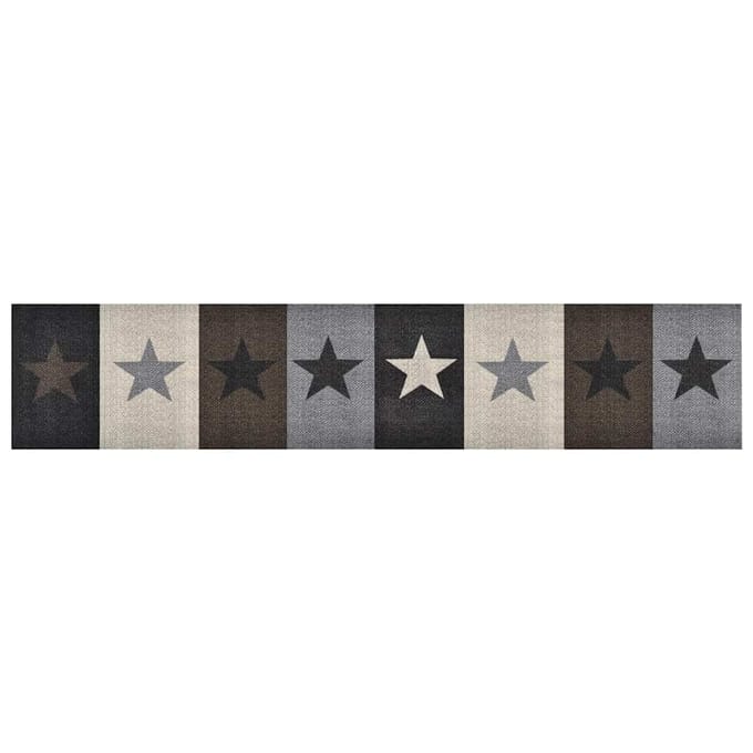 vidaXL - Keukenmat - wasbaar - Stars - 60x300 - cm