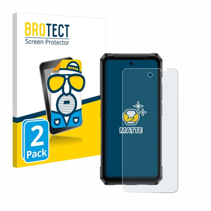 BROTECT - Screenprotector voor Ulefone Armor 26 Ultra - Folie Beschermfolie matte 2 Stuks