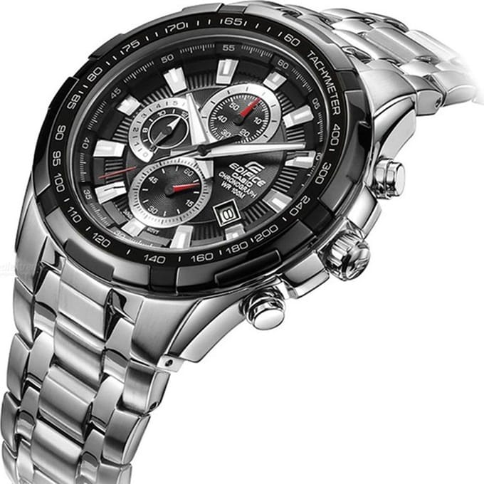 Casio Edifice Classic EF-539D-1AVEF Herenhorloge 47 mm - Zilverkleurig