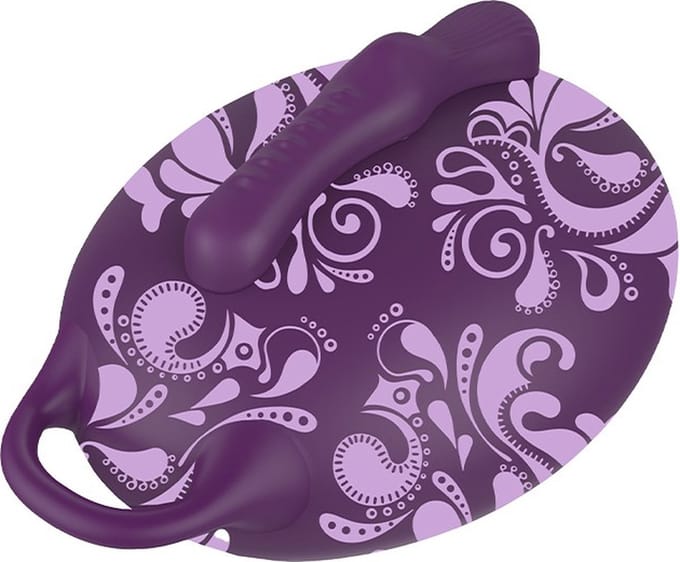 Bouncy Bliss - Flow - Zit-vibrator - Hands-free Vibrator - Vibrator-kussen - Paars