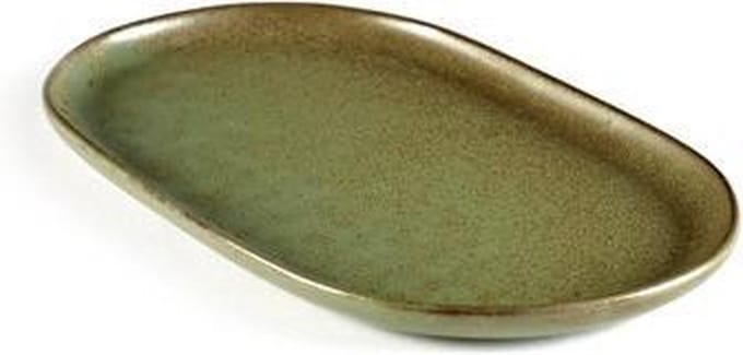 SURFACE BY SERGIO HERMAN: set van 2 tapasborden S camogreen