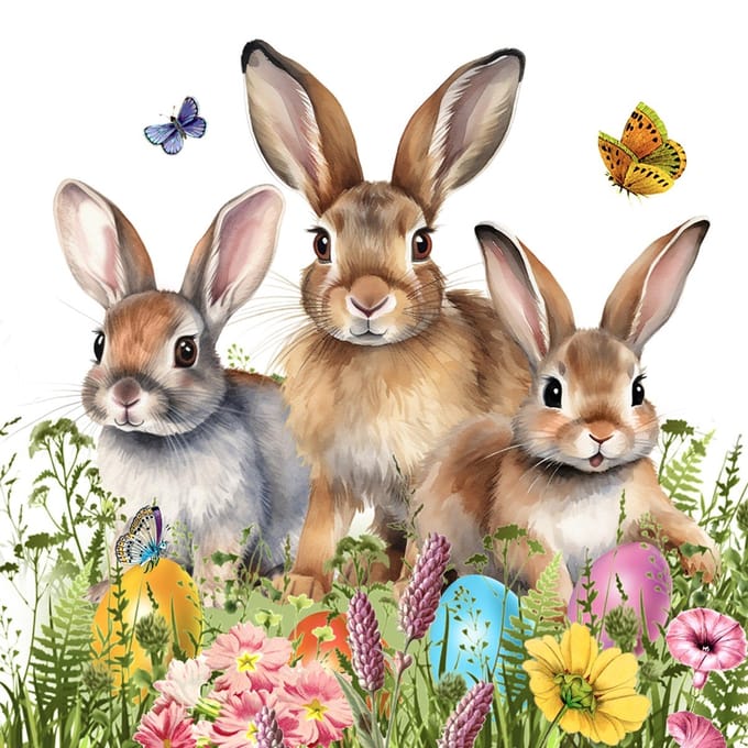 PPD - Lunch servetten - Easter Hello