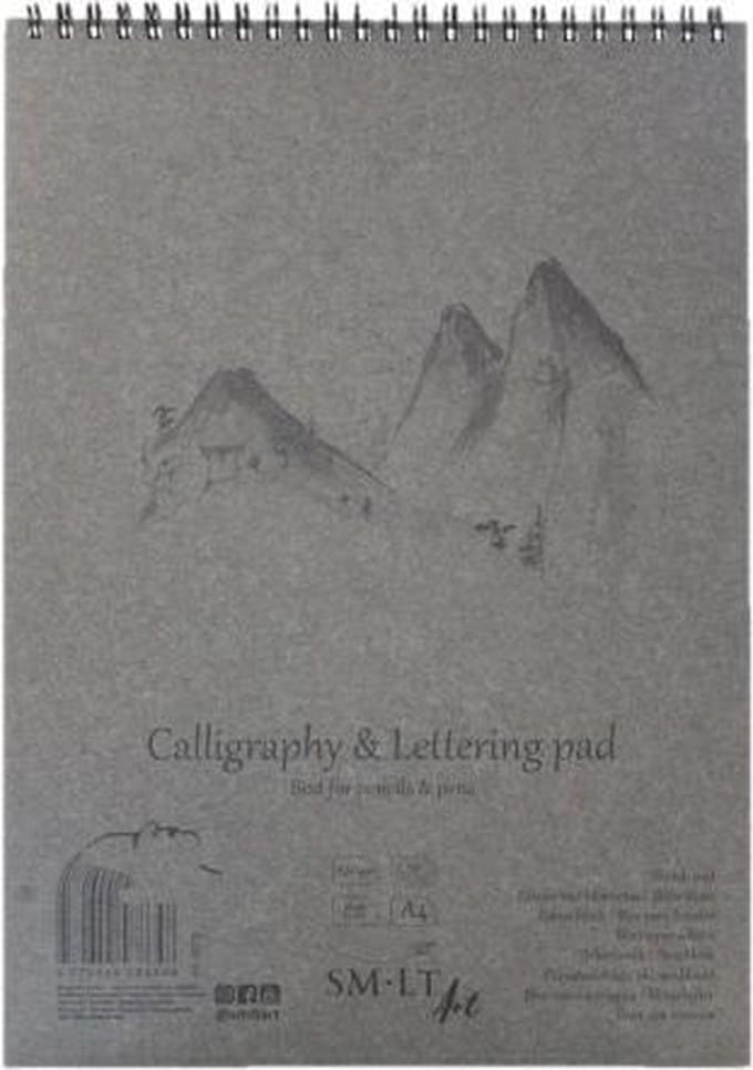 SMLT kalligrafie ringband A4 papier 100gr 50 vel handletteren.
