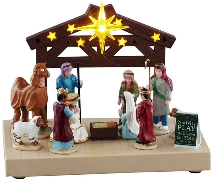 Lemax - Nativity Play - Met Licht